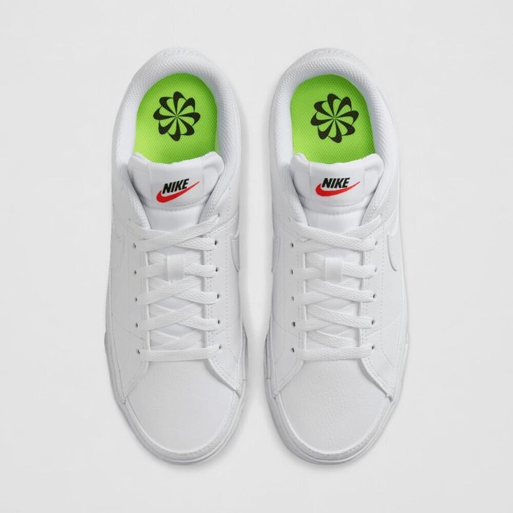 Women's Court Legacy Next Nature Shoes White Black Volt Size 7.5 Durable - Picture 4 of 7